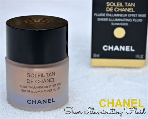 chanel soleil tan de chanel sheer illuminating fluid review|Chanel les beiges pearly glow.